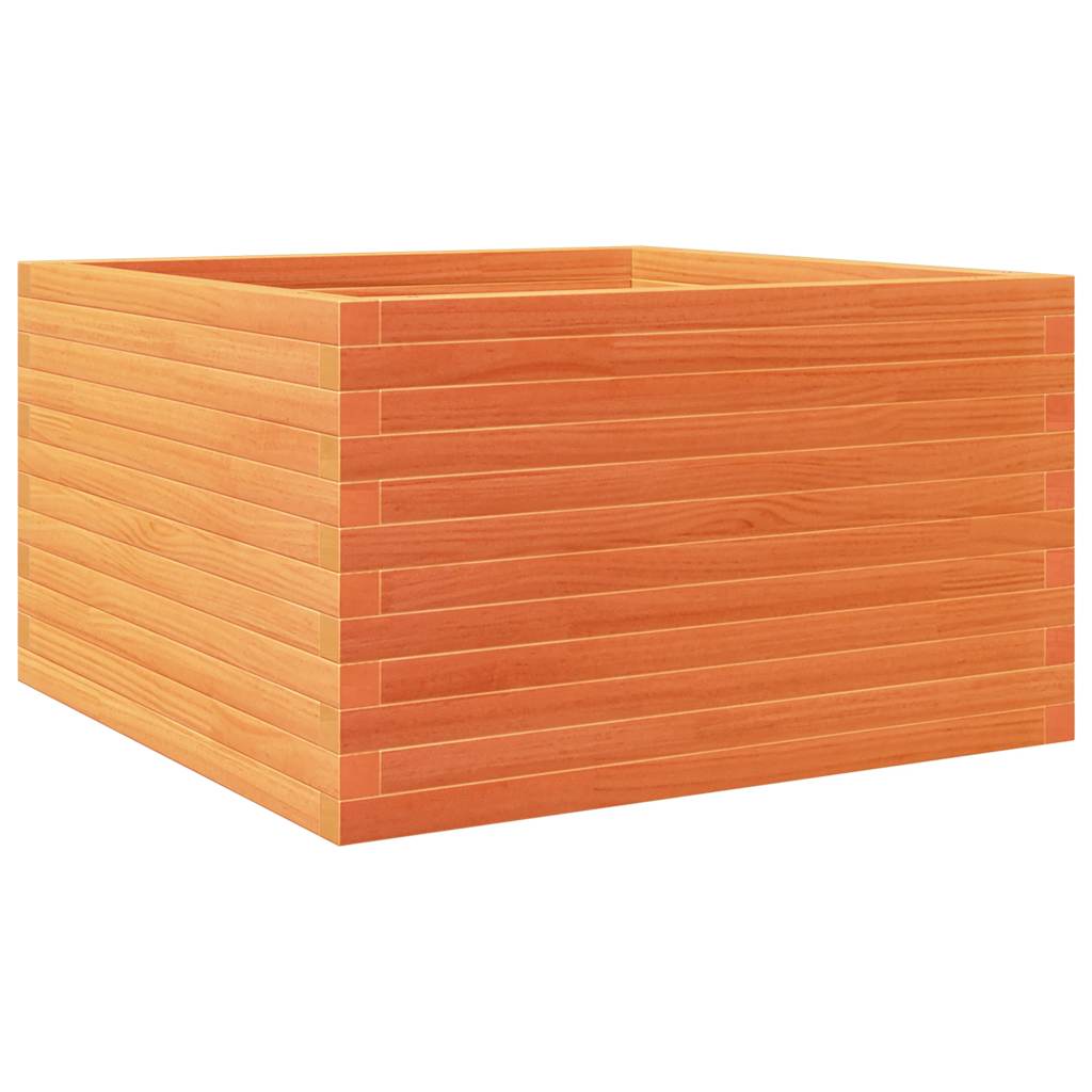 Vrtna sadilica voštano smeđe boje 80x80x46 cm od borovine