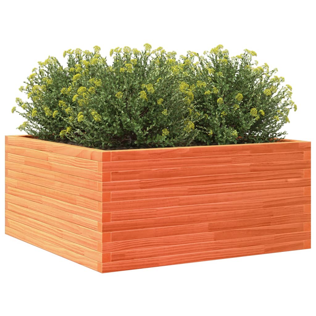 Vrtna sadilica voštano smeđe boje 100x100x46 cm od borovine