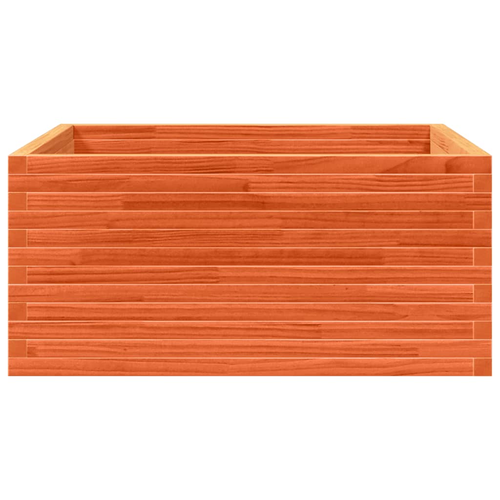 Vrtna sadilica voštano smeđe boje 100x100x46 cm od borovine