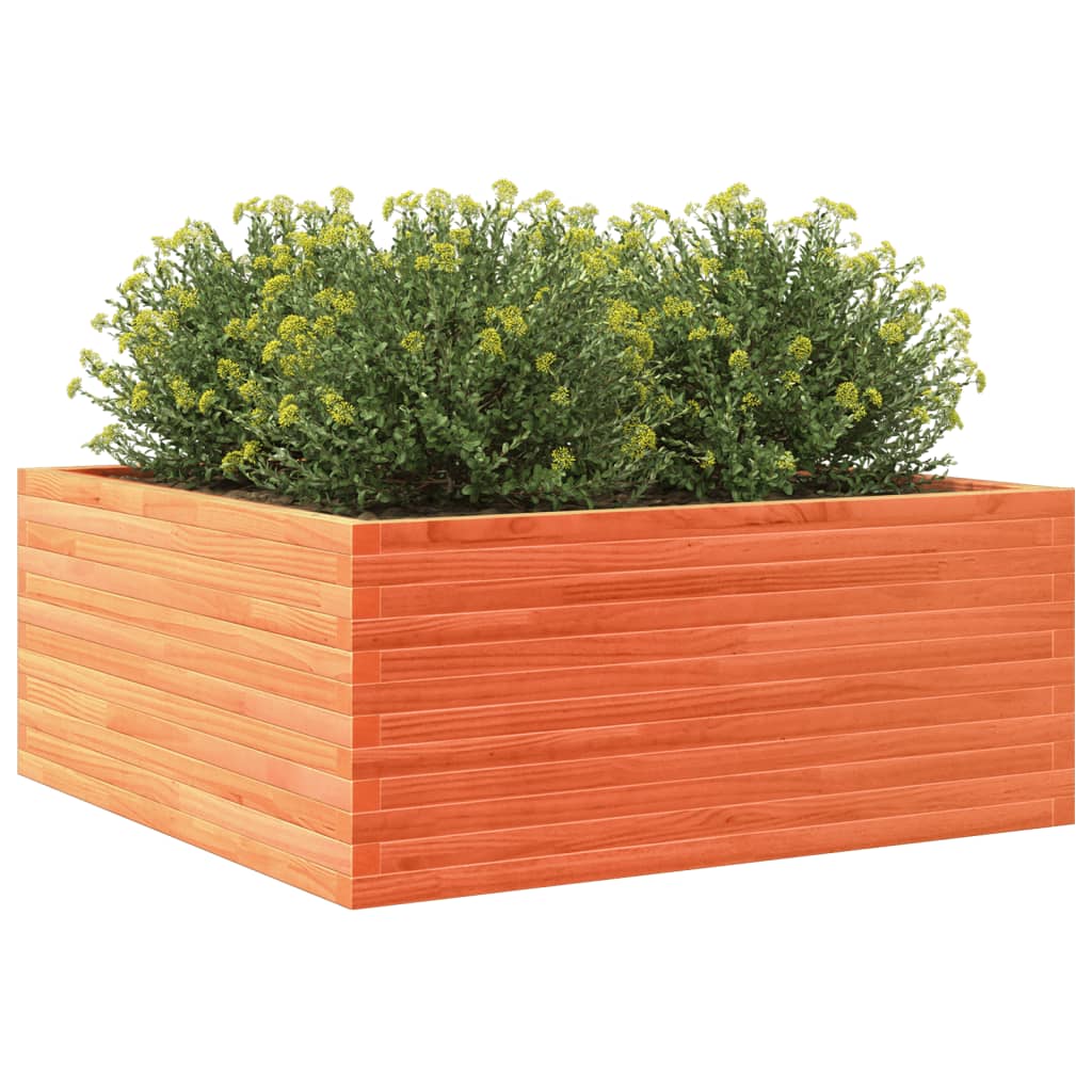 Vrtna sadilica voštano smeđe boje 110x110x46 cm od borovine