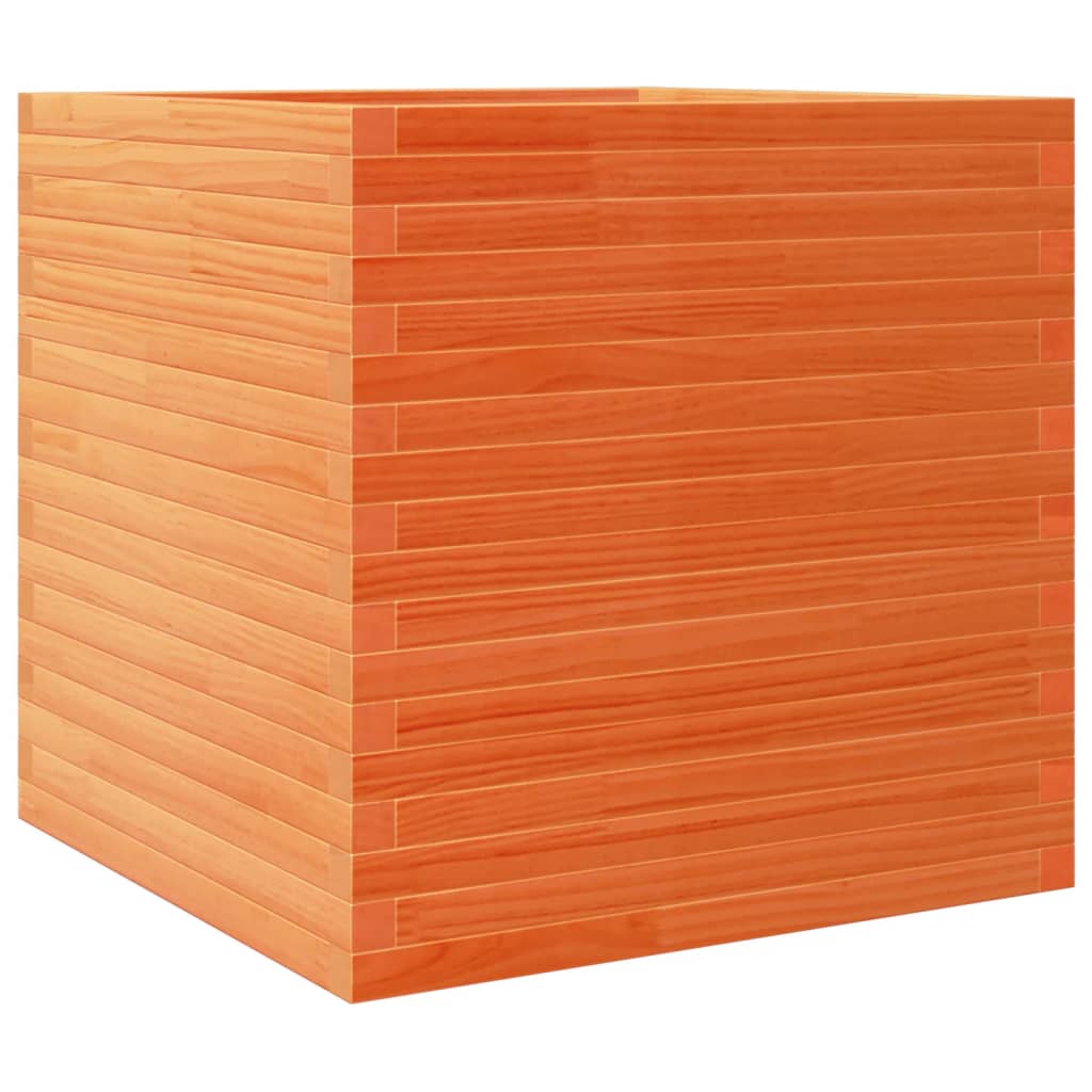 Vrtna sadilica voštano smeđe boje 70x70x68,5 cm od borovine
