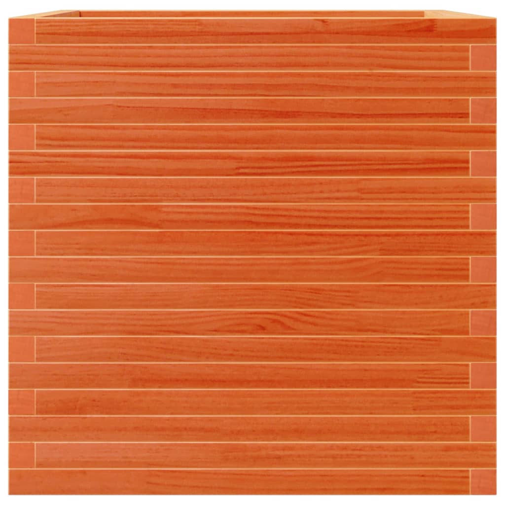 Vrtna sadilica voštano smeđe boje 70x70x68,5 cm od borovine