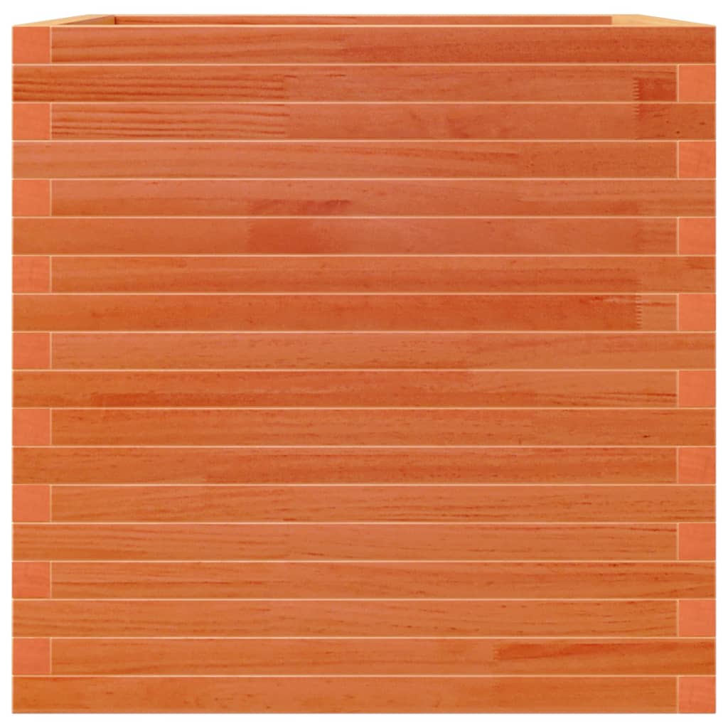 Vrtna sadilica voštano smeđe boje 70x70x68,5 cm od borovine