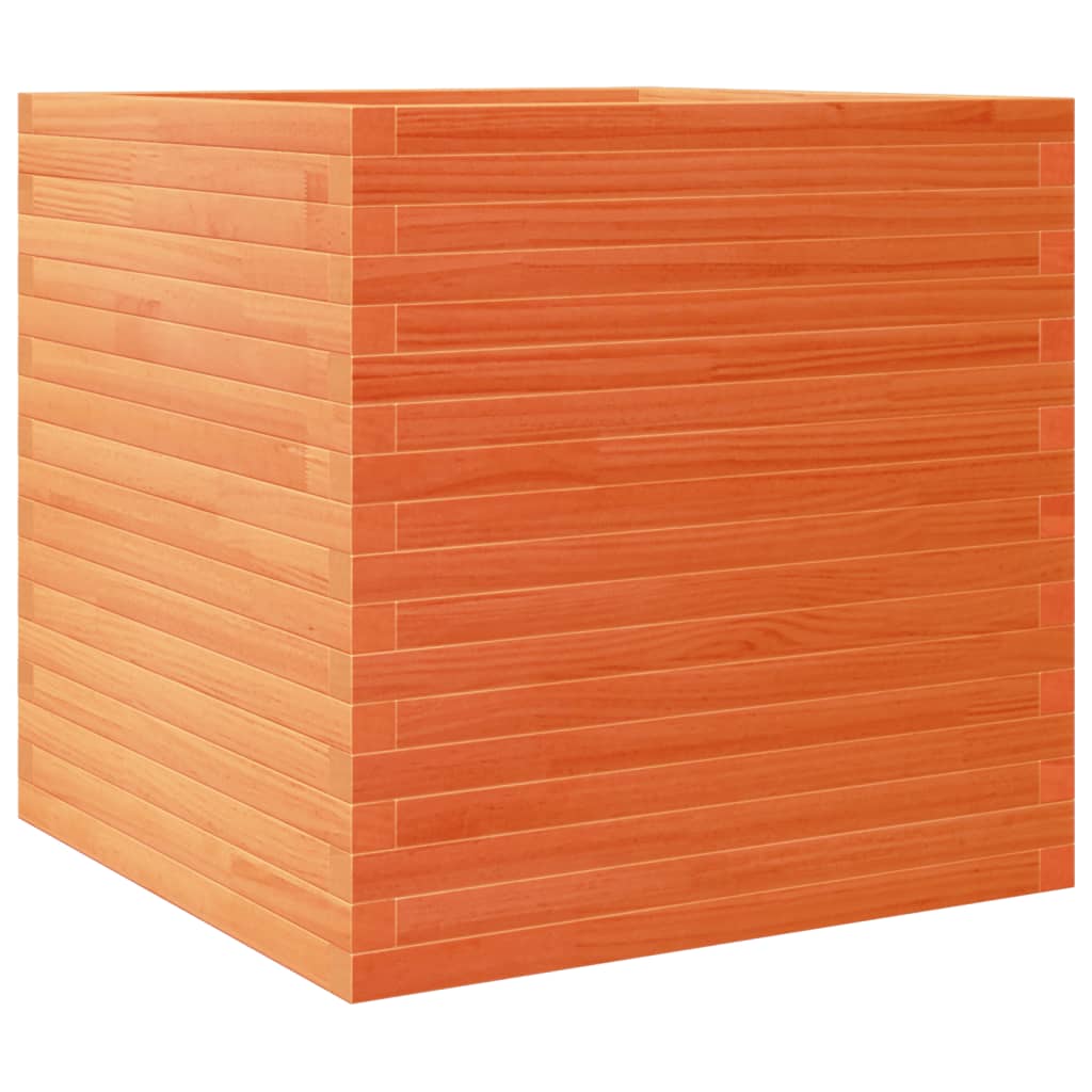 Vrtna sadilica voštano smeđe boje 70x70x68,5 cm od borovine