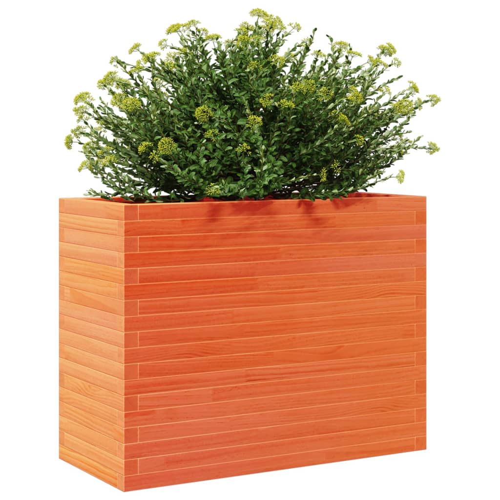 Vrtna sadilica voštano smeđe boje 90 x 40 x 68,5 cm od borovine