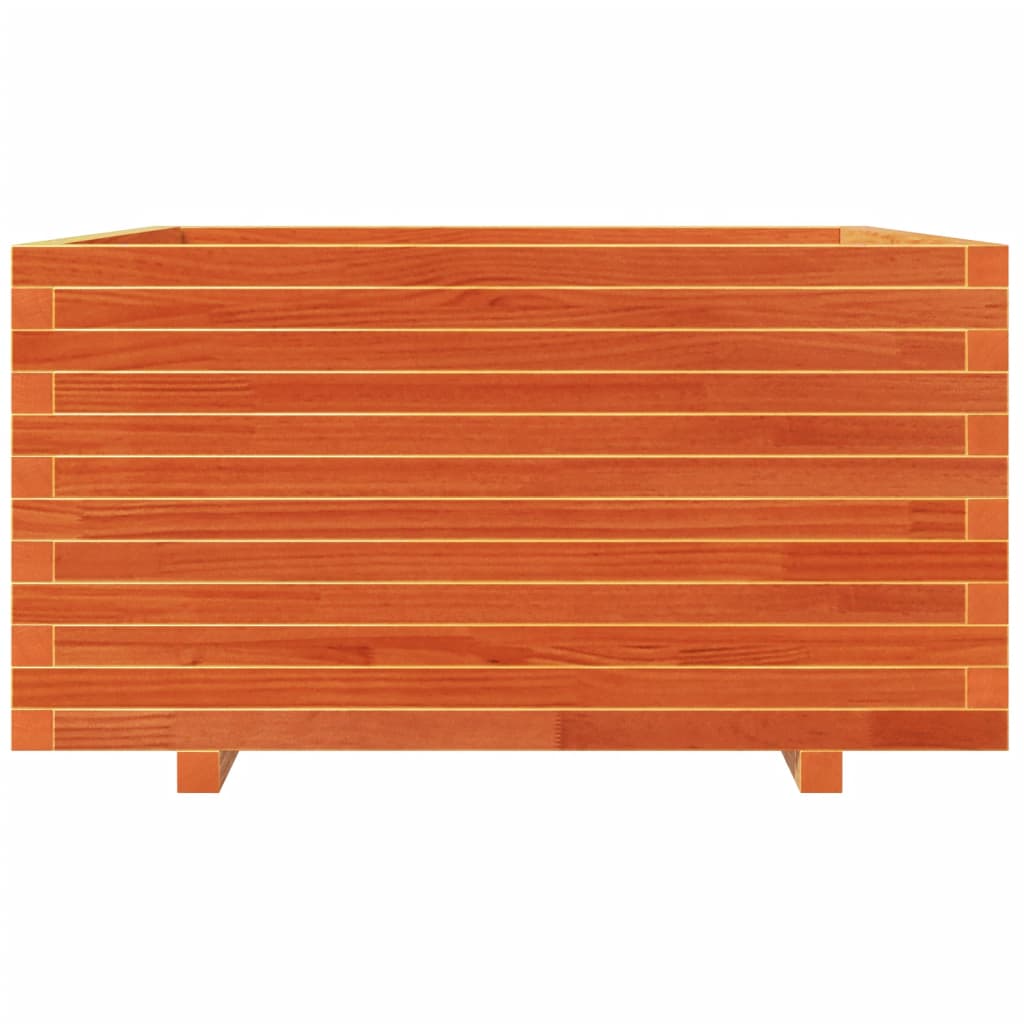 Vrtna sadilica voštano smeđe boje 90x90x49,5 cm od borovine