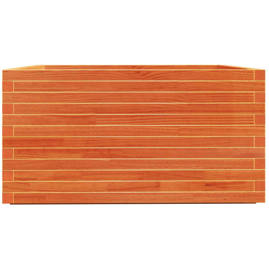 Vrtna sadilica voštano smeđe boje 90x90x49,5 cm od borovine