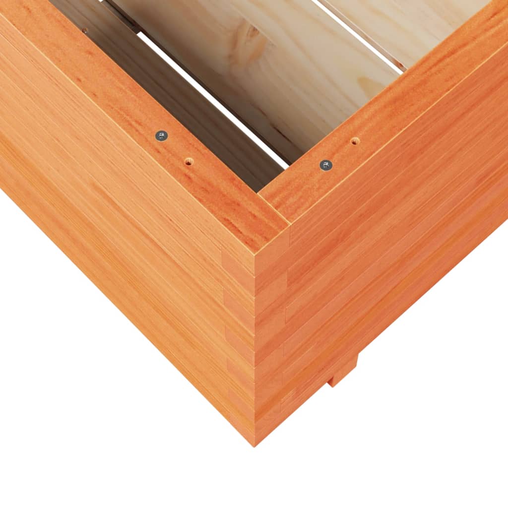 Vrtna sadilica voštano smeđe boje 90x90x49,5 cm od borovine