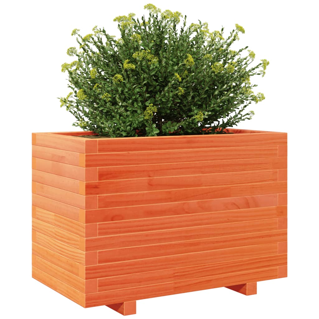 Vrtna sadilica voštano smeđe boje 70x40x49,5 cm od borovine