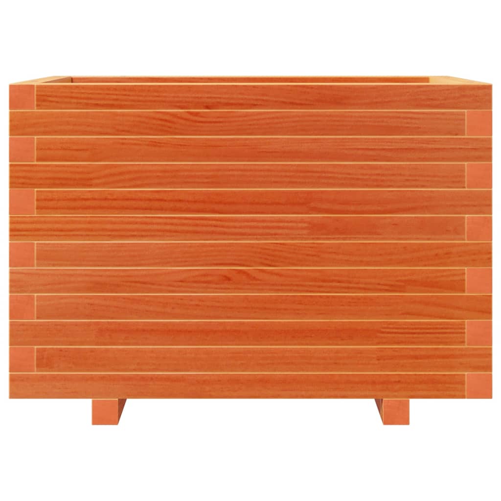 Vrtna sadilica voštano smeđe boje 70x40x49,5 cm od borovine