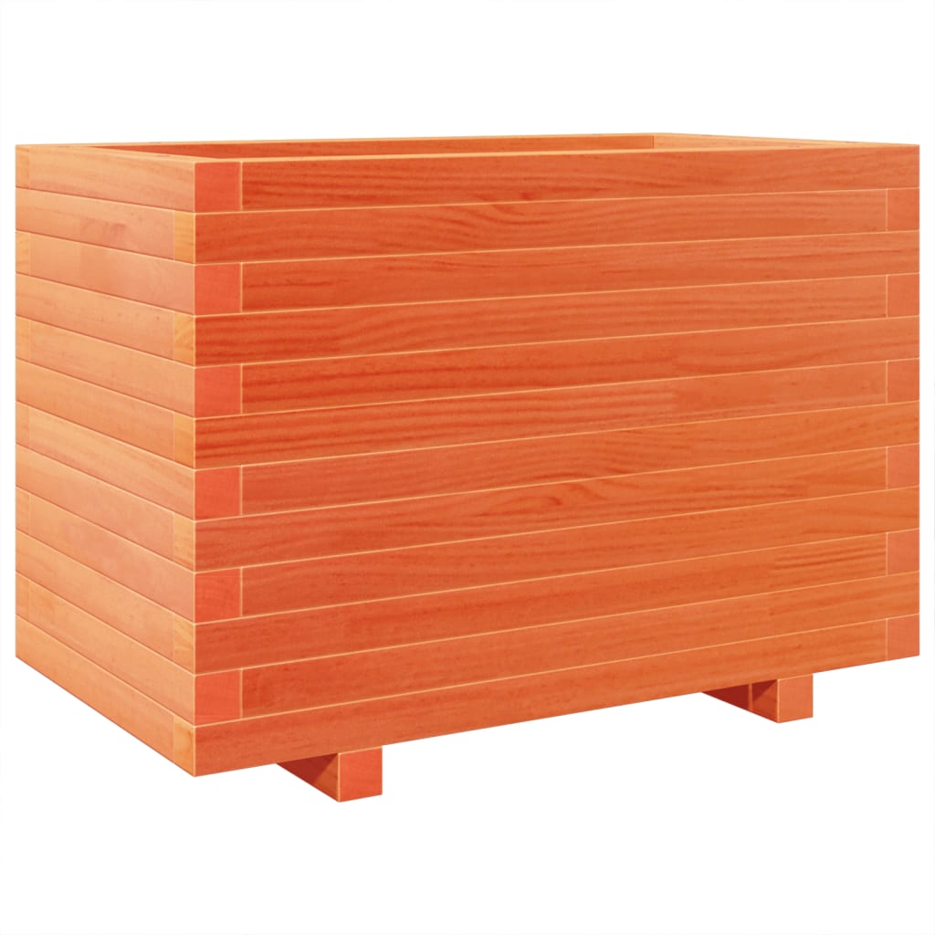 Vrtna sadilica voštano smeđe boje 70x40x49,5 cm od borovine