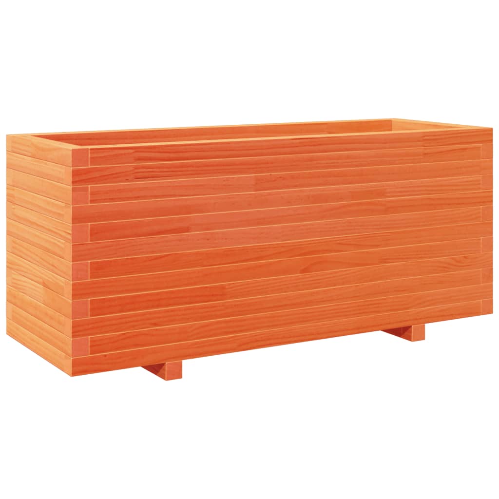 Vrtna sadilica voštano smeđe boje 110x40x49,5 cm od borovine