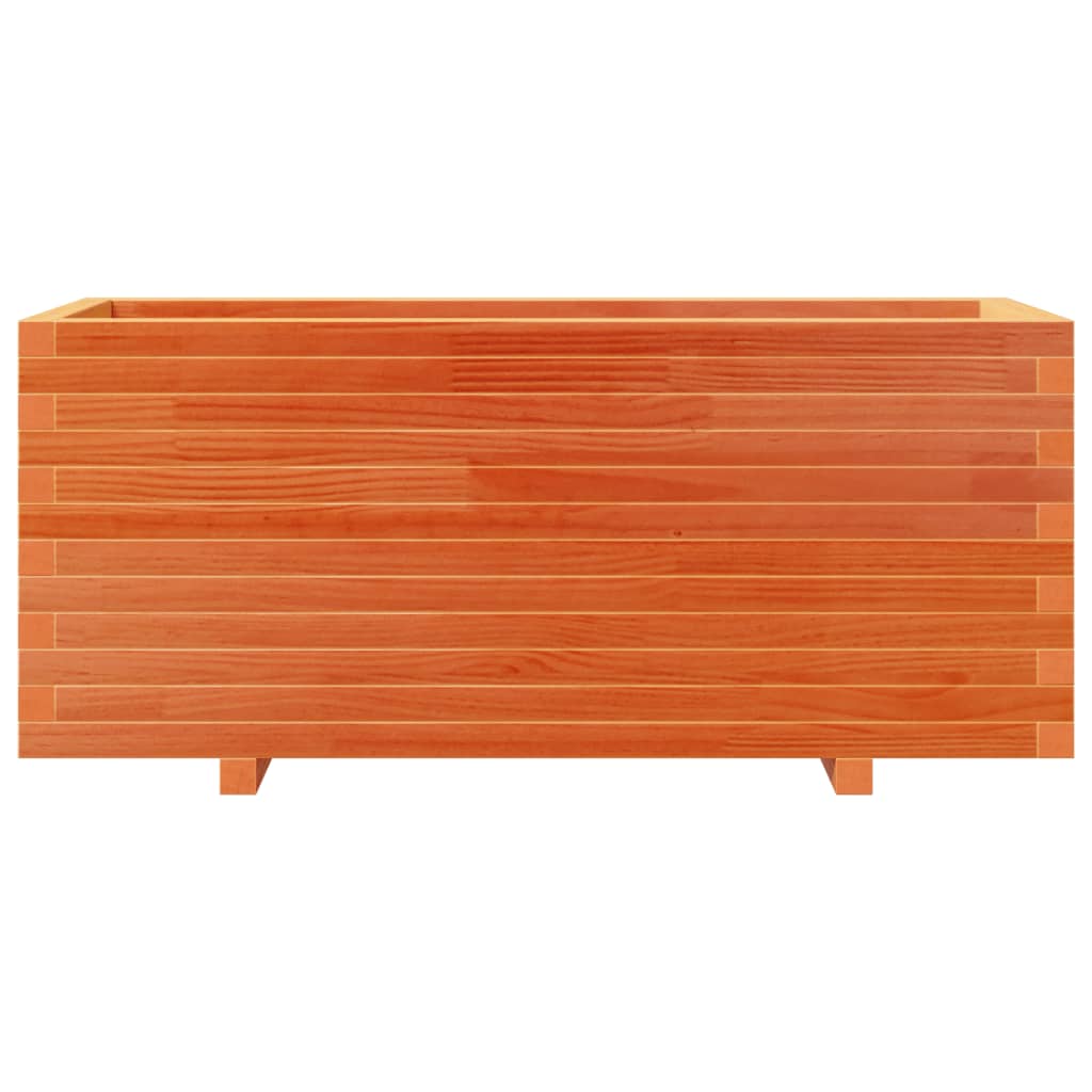 Vrtna sadilica voštano smeđe boje 110x40x49,5 cm od borovine