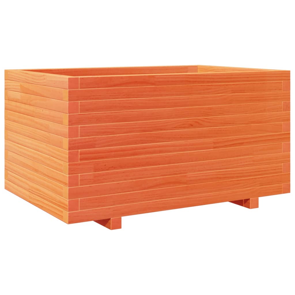 Vrtna sadilica voštano smeđe boje 90x60x49,5 cm od borovine