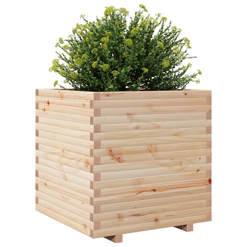 Vrtna sadilica 70x70x72 cm od masivne borovine