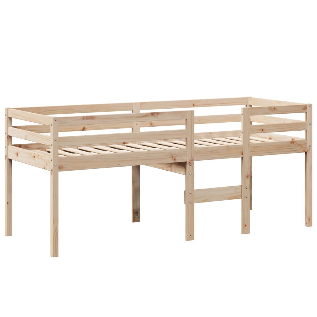 Visoki krevet s krovom 80 x 200 cm od masivne borovine