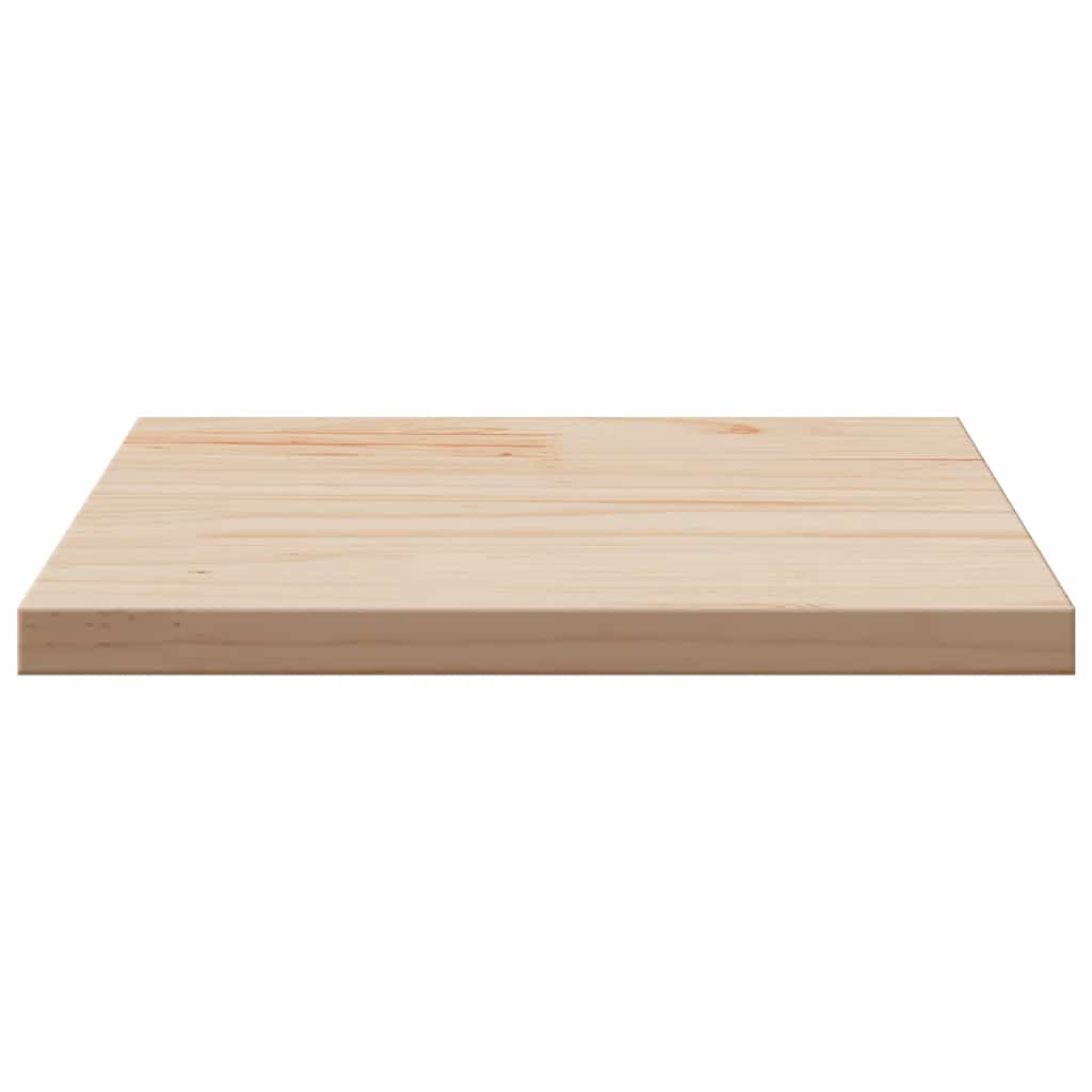 Ploča za stol 40 x 40 x 1,7 cm četvrtasta od masivne borovine