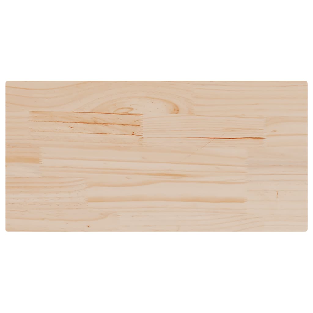 Stolne ploče 2 kom 60x30x1,7 cm od masivne borovine pravokutne
