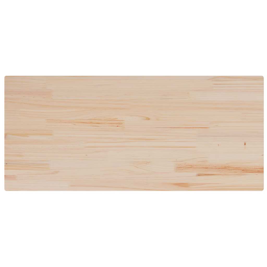 Ploča za stol 90 x 40 x 1,7 cm od masivne borovine pravokutna