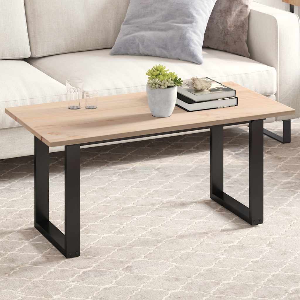 Ploča za stol 100 x 50 x 1,7 cm od masivne borovine pravokutna