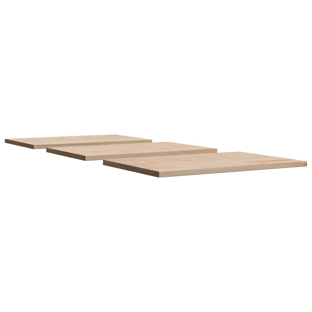 Stolne ploče 3 kom 80x53x1,7 cm od masivne borovine pravokutne