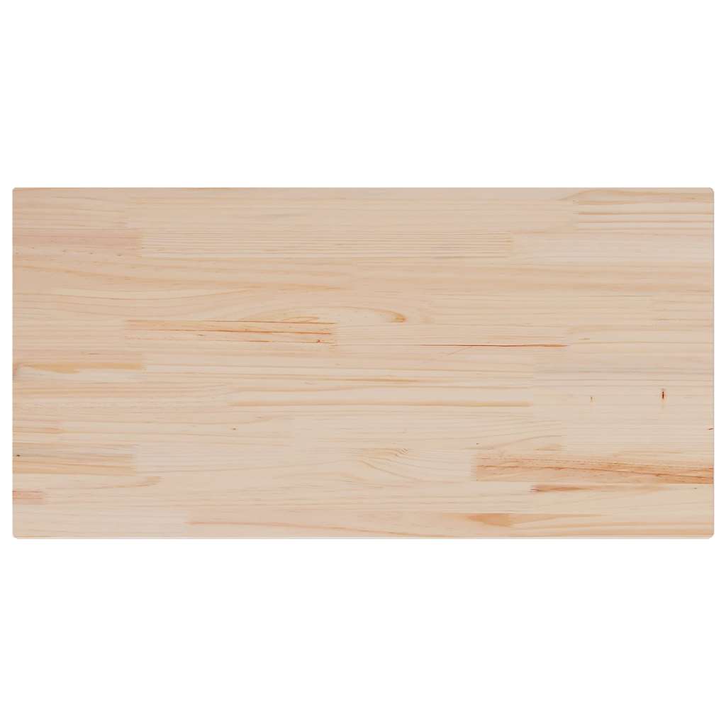 Stolne ploče 2 kom 100x50x1,7 cm od masivne borovine pravokutne