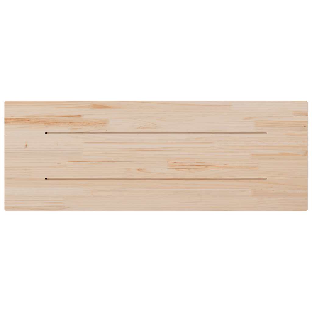 Ploča za stol 110 x 40 x 2,5 cm od masivne borovine pravokutna