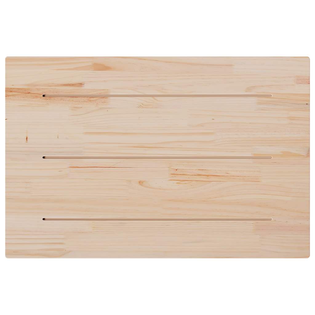 Stolne ploče 3 kom 80x53x2,5 cm od masivne borovine pravokutne