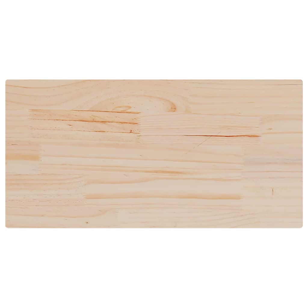 Stolne ploče 4 kom 90x45x2,5 cm od masivne borovine pravokutne