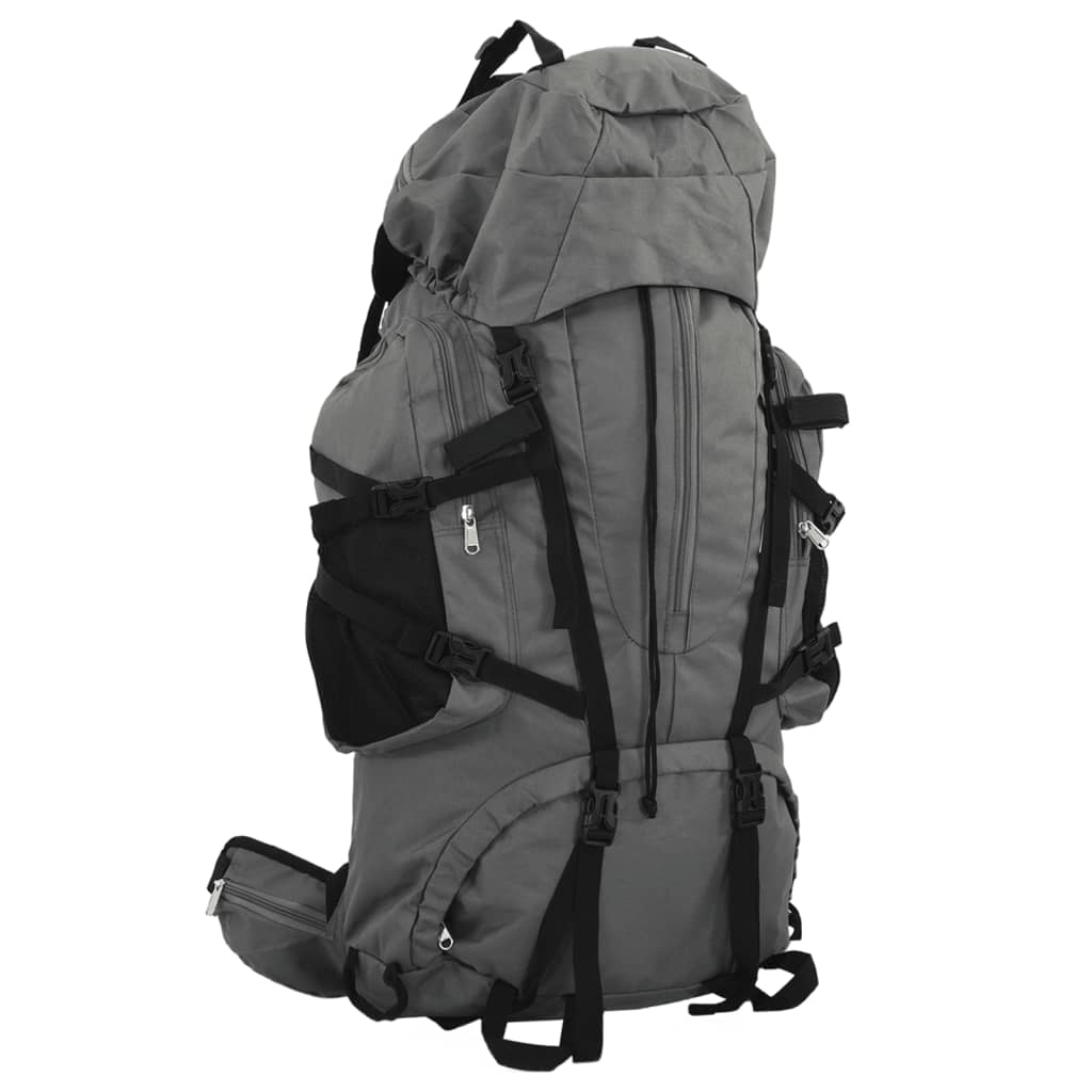Ruksak za planinarenje crni 80 L od tkanine Oxford