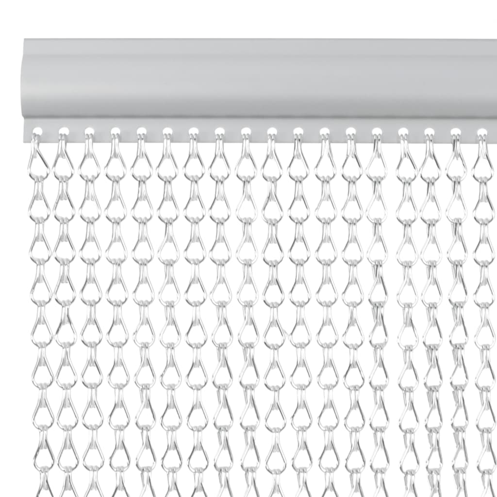 Lančani zastor za zaštitu od muha 56 x 186 cm aluminijski