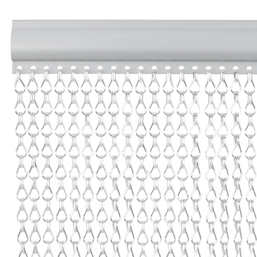 Lančani zastor za zaštitu od muha 90 x 220 cm aluminijski