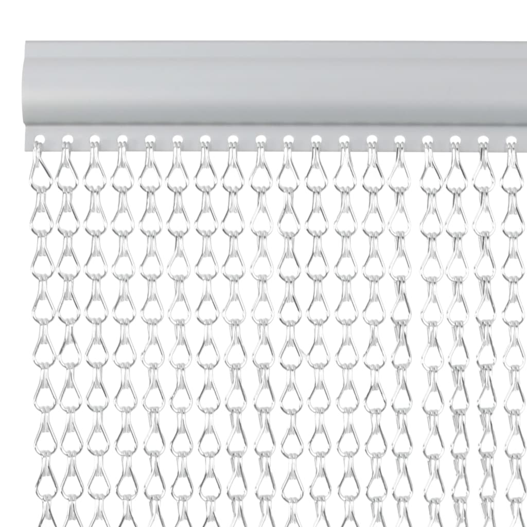 Lančani zastor za zaštitu od muha 100 x 200 cm aluminijski