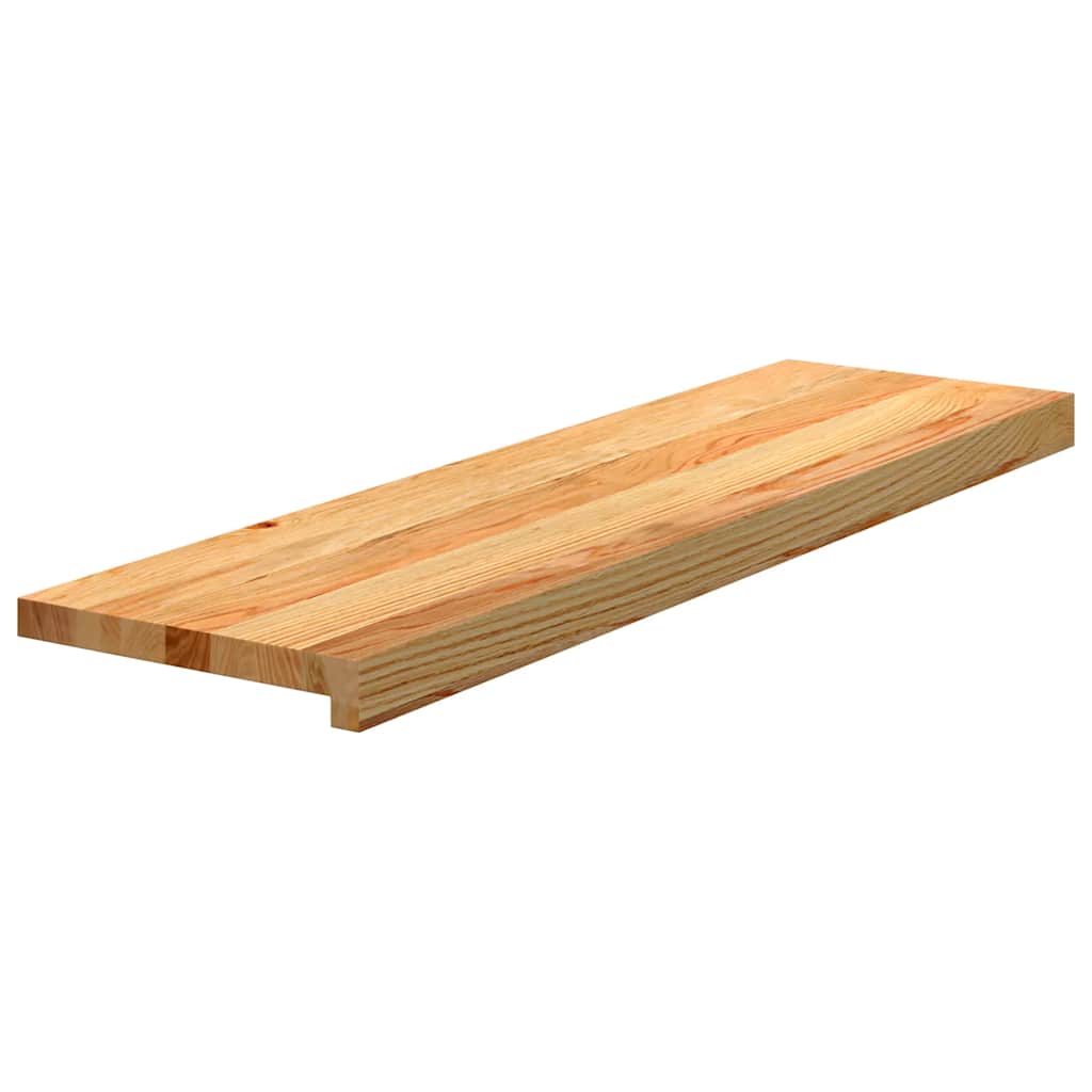 Gazišta stepenice 12 kom svjetlosmeđi 90x30x2 cm masivna hrast