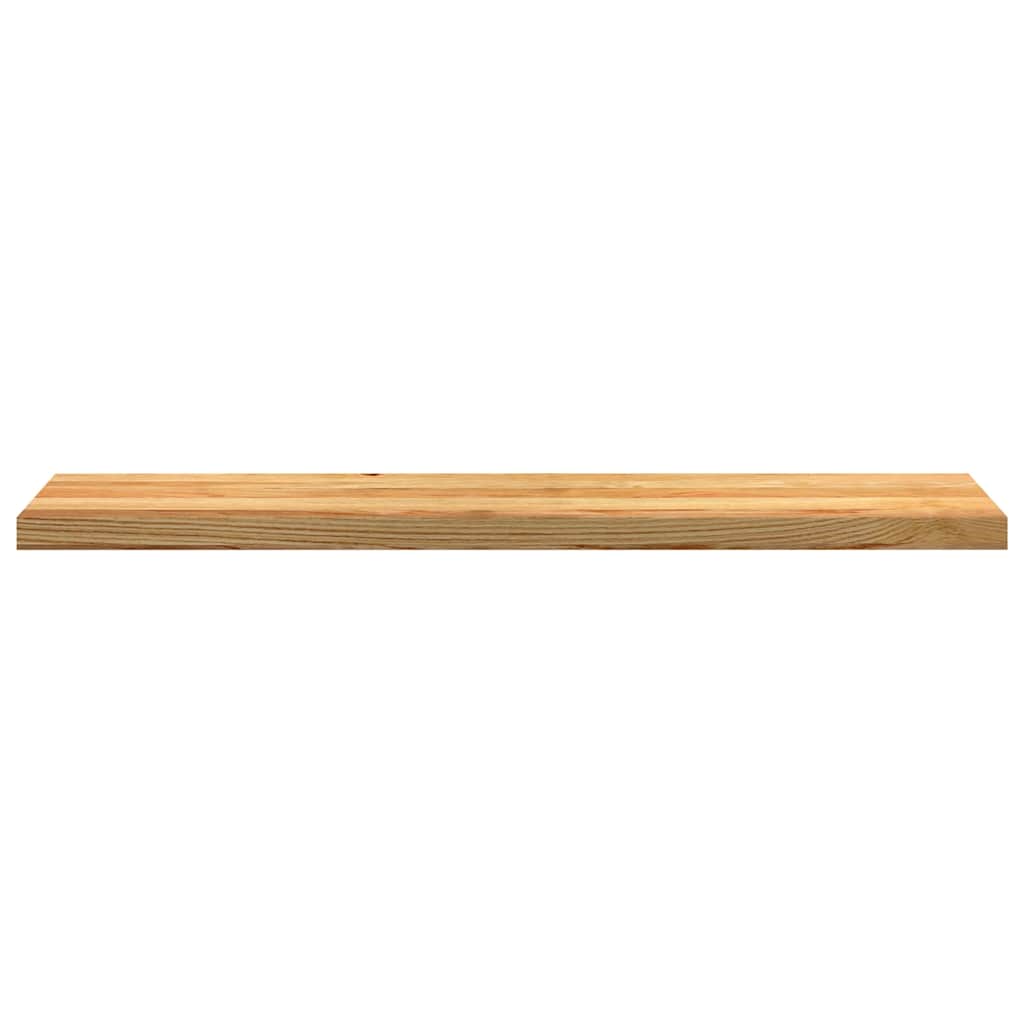 Gazišta stepenice 12 kom svjetlosmeđi 120x30x2 cm masivna hrast