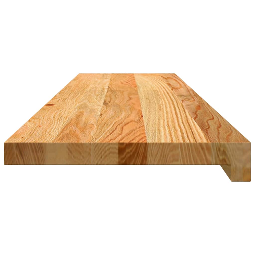Gazišta stepenice 16 kom svjetlosmeđi 100x25x2 cm masivna hrast