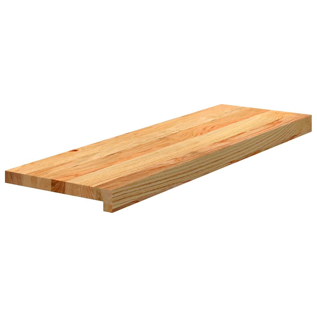 Gazišta stepenice 16 kom svjetlosmeđi 80x30x2 cm masivna hrast