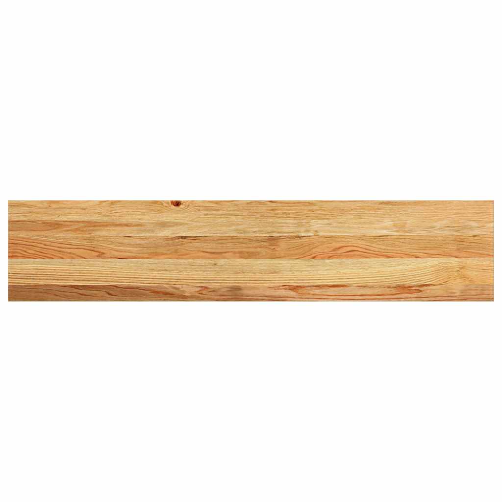 Gazišta stepenice 16 kom svjetlosmeđi 120x30x2 cm masivna hrast