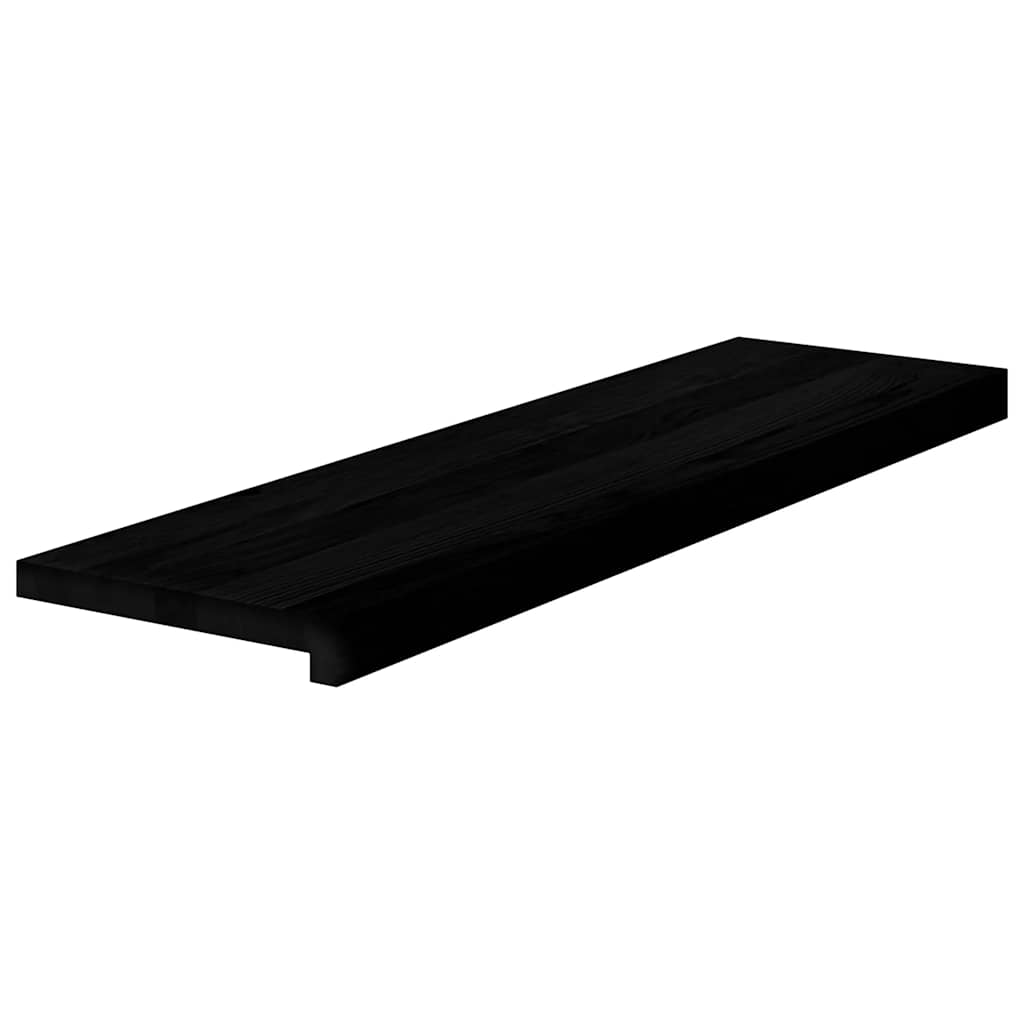 Gazišta stepenice 4 kom tamnosmeđi 90x25x2 cm masivna hrast