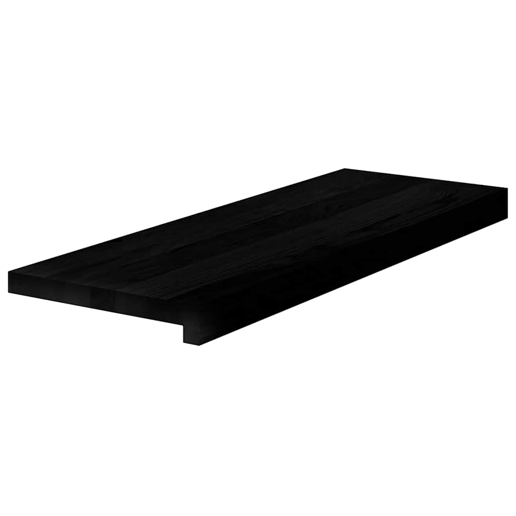 Gazišta stepenice 8 kom tamnosmeđi 70x25x2 cm masivna hrast