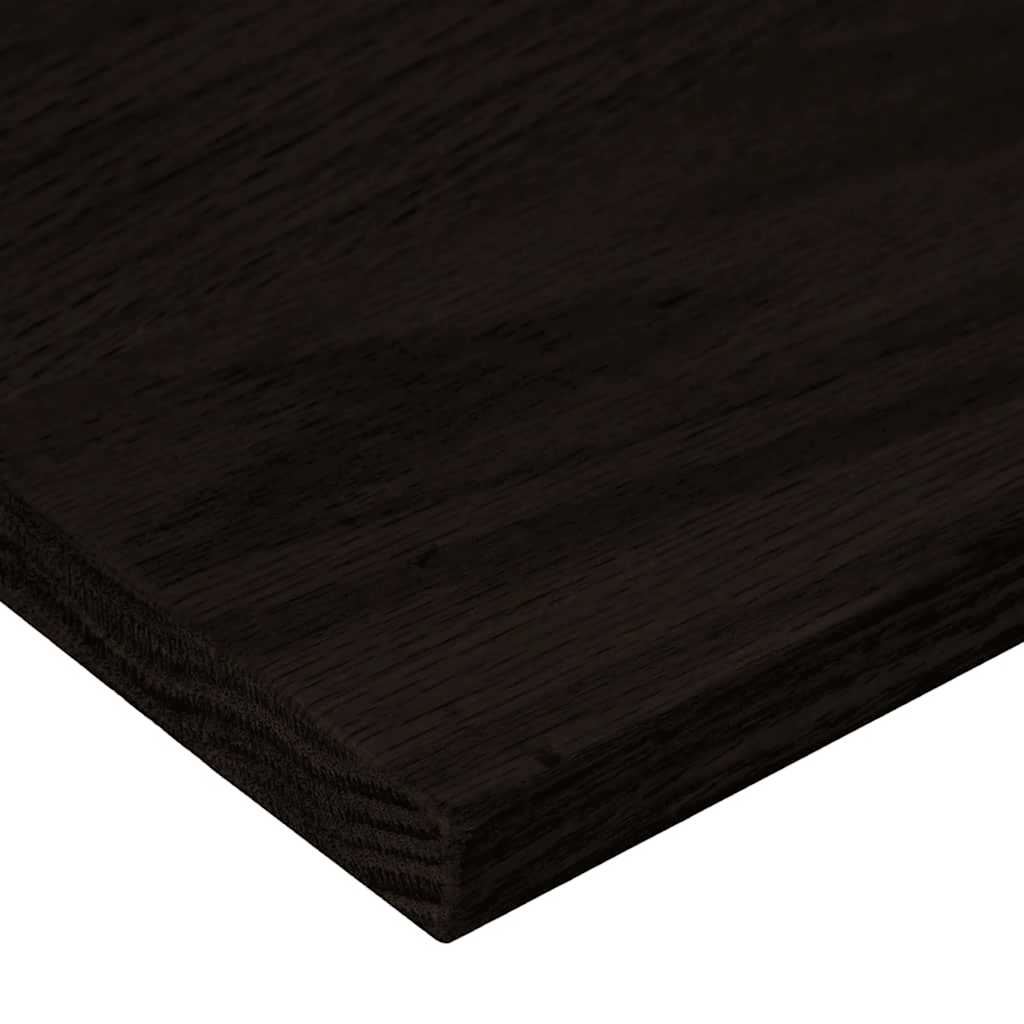 Gazišta stepenice 12 kom tamnosmeđi 110x25x2 cm masivna hrast