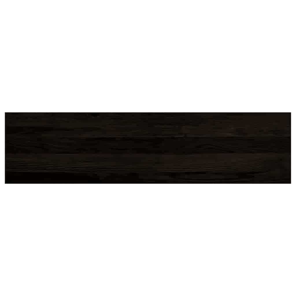 Gazišta stepenice 12 kom tamnosmeđi 100x30x2 cm masivna hrast