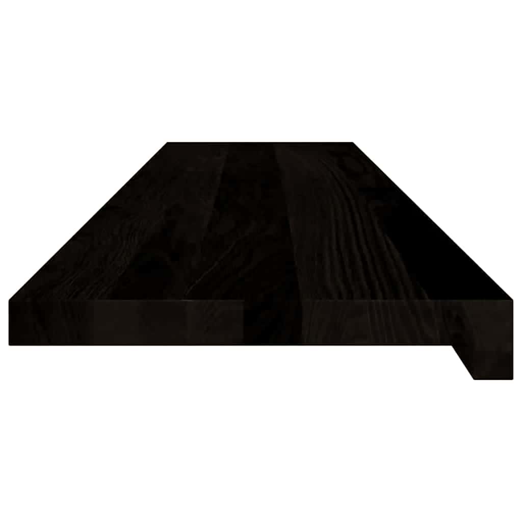 Gazišta stepenice 12 kom tamnosmeđi 110x30x2 cm masivna hrast