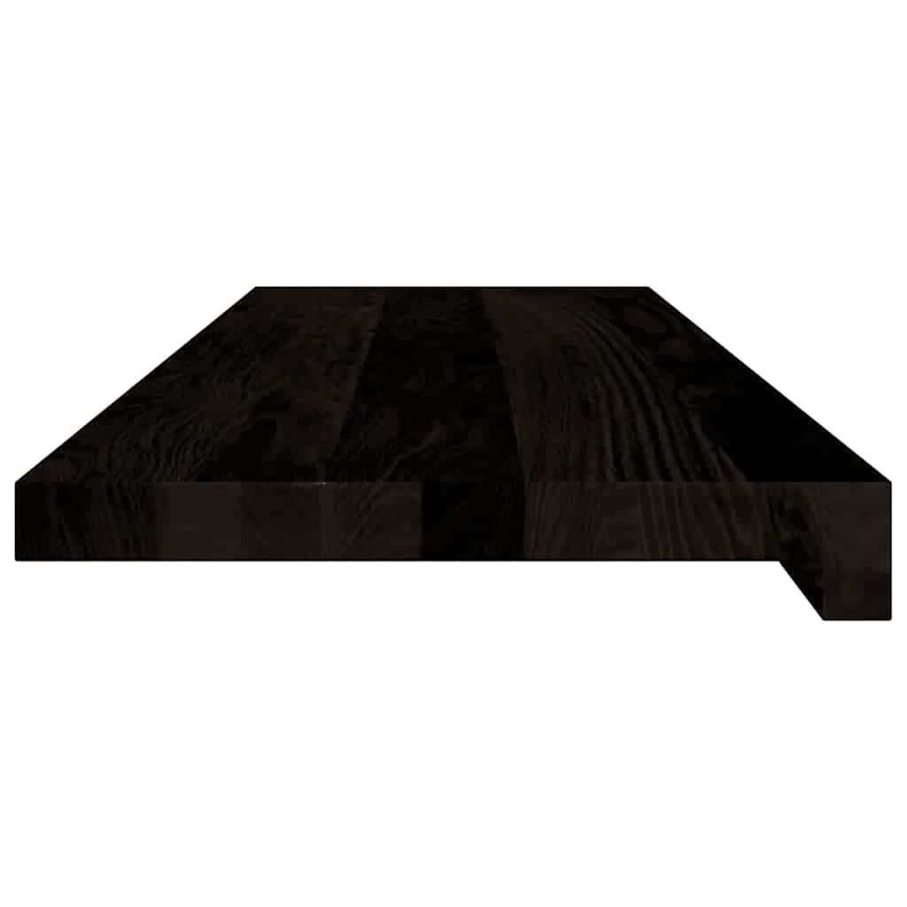 Gazišta stepenice 16 kom tamnosmeđi 80x25x2 cm masivna hrast