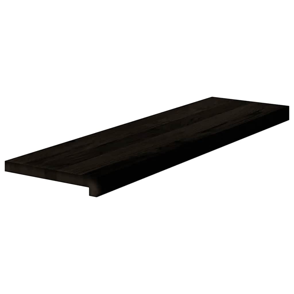 Gazišta stepenice 16 kom tamnosmeđi 90x25x2 cm masivna hrast