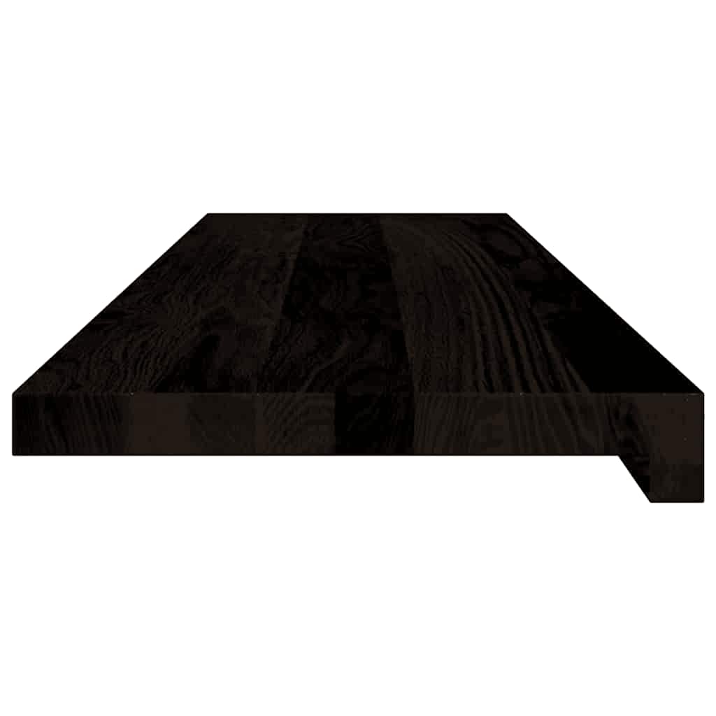 Gazišta stepenice 16 kom tamnosmeđi 90x25x2 cm masivna hrast