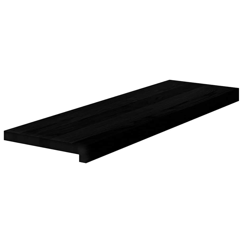 Gazišta stepenice 20 kom tamnosmeđi 80x25x2 cm masivna hrast