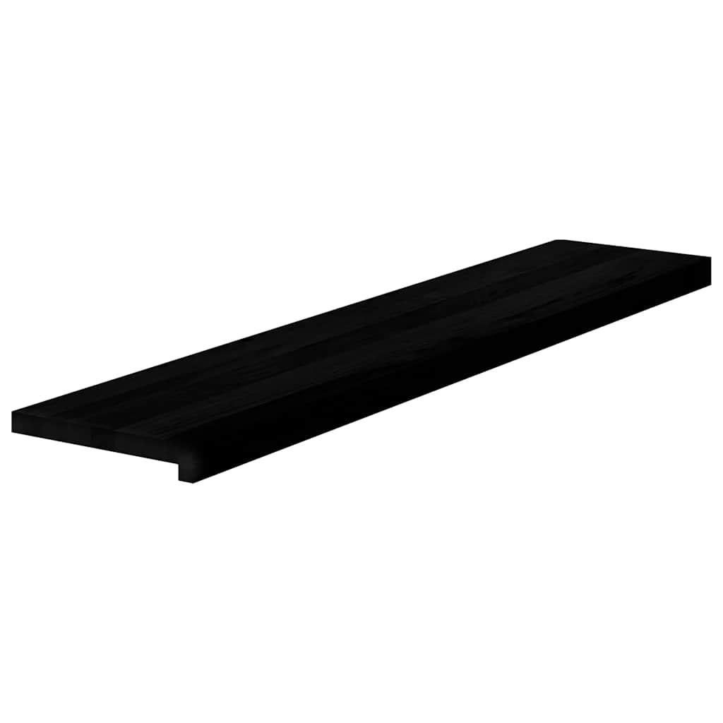 Gazišta stepenice 20 kom tamnosmeđi 120x30x2 cm masivna hrast