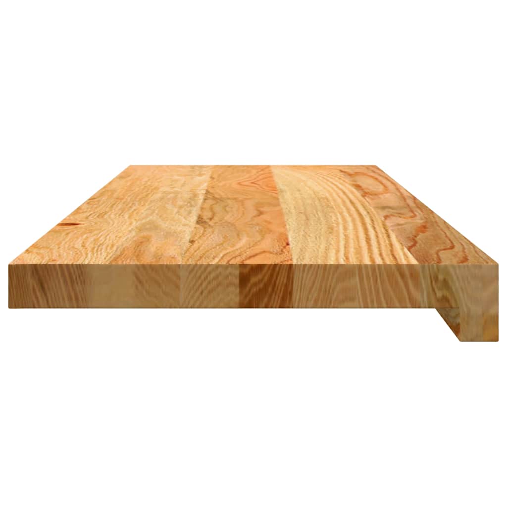 Gazišta stepenice 2 kom svjetlosmeđi 70x25x2 cm masivna hrast