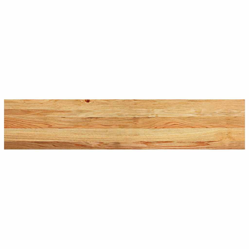 Gazišta stepenice 2 kom svjetlosmeđi 120x25x2 cm masivna hrast